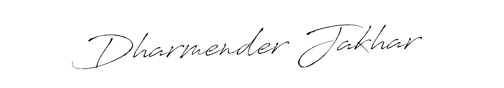 How to make Dharmender Jakhar signature? Antro_Vectra is a professional autograph style. Create handwritten signature for Dharmender Jakhar name. Dharmender Jakhar signature style 6 images and pictures png