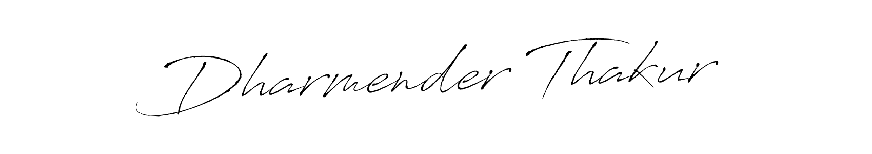 You should practise on your own different ways (Antro_Vectra) to write your name (Dharmender Thakur) in signature. don't let someone else do it for you. Dharmender Thakur signature style 6 images and pictures png