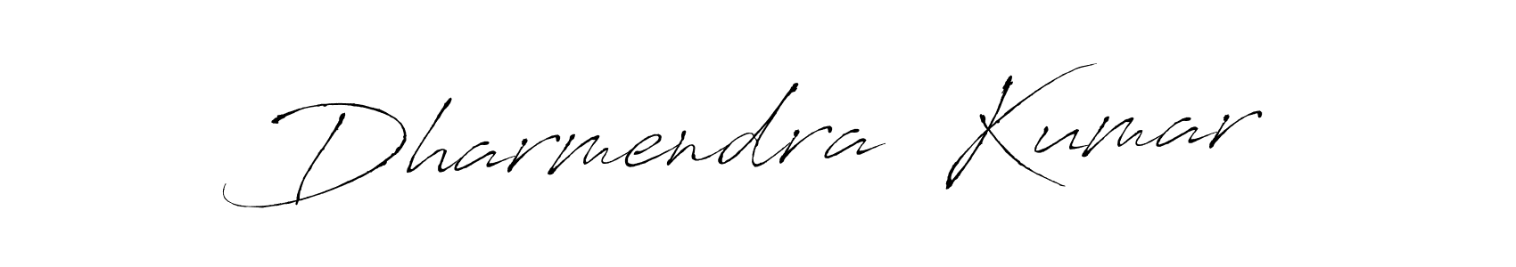 How to make Dharmendra  Kumar name signature. Use Antro_Vectra style for creating short signs online. This is the latest handwritten sign. Dharmendra  Kumar signature style 6 images and pictures png