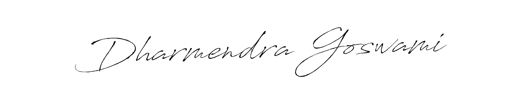 Design your own signature with our free online signature maker. With this signature software, you can create a handwritten (Antro_Vectra) signature for name Dharmendra Goswami. Dharmendra Goswami signature style 6 images and pictures png