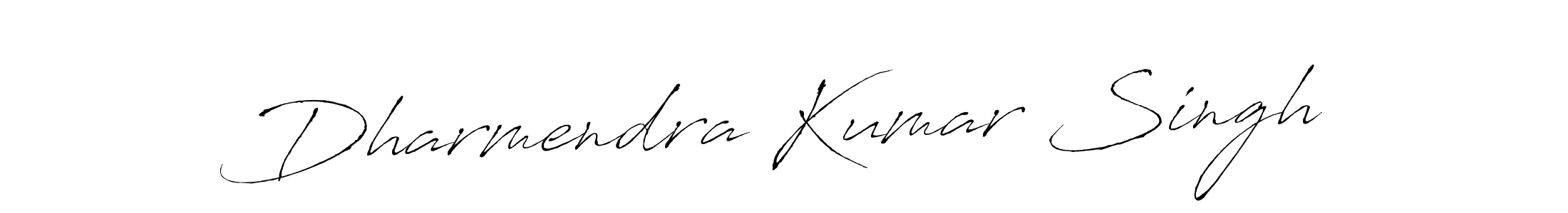 Create a beautiful signature design for name Dharmendra Kumar Singh. With this signature (Antro_Vectra) fonts, you can make a handwritten signature for free. Dharmendra Kumar Singh signature style 6 images and pictures png