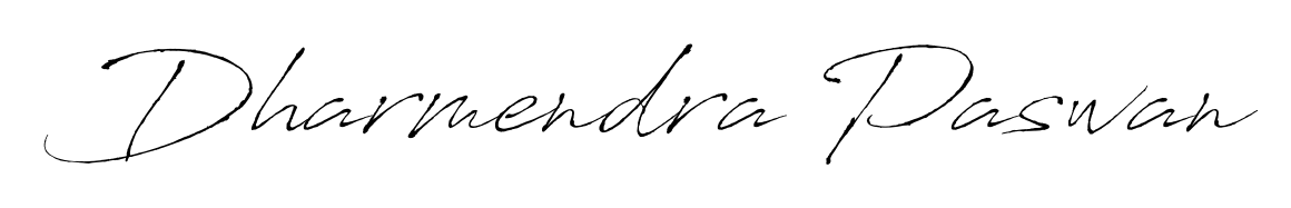 A stylish, flowing autograph style designed for name Dharmendra Paswan using Antro_Vectra typography. Perfect for digital creative projects. Dharmendra Paswan signature style 6 images and pictures png