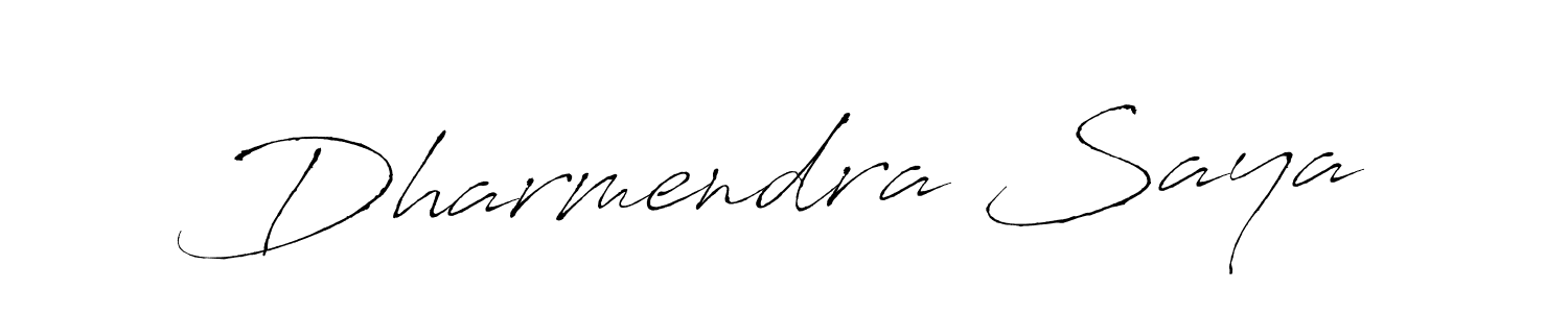 The best way (Antro_Vectra) to make a short signature is to pick only two or three words in your name. The name Dharmendra Saya include a total of six letters. For converting this name. Dharmendra Saya signature style 6 images and pictures png