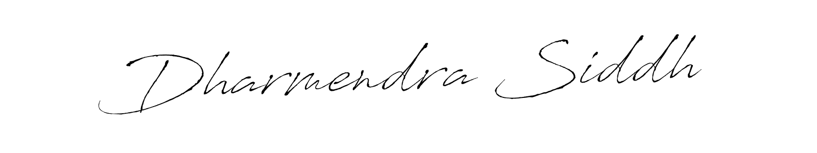 Make a beautiful signature design for name Dharmendra Siddh. With this signature (Antro_Vectra) style, you can create a handwritten signature for free. Dharmendra Siddh signature style 6 images and pictures png