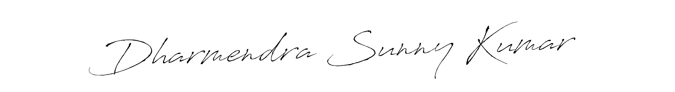 Make a beautiful signature design for name Dharmendra Sunny Kumar. With this signature (Antro_Vectra) style, you can create a handwritten signature for free. Dharmendra Sunny Kumar signature style 6 images and pictures png