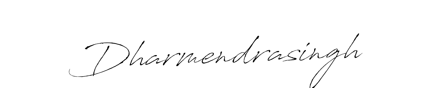 Create a beautiful signature design for name Dharmendrasingh. With this signature (Antro_Vectra) fonts, you can make a handwritten signature for free. Dharmendrasingh signature style 6 images and pictures png