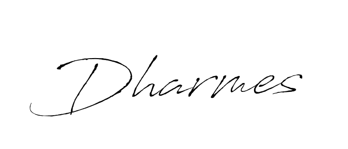 You should practise on your own different ways (Antro_Vectra) to write your name (Dharmes) in signature. don't let someone else do it for you. Dharmes signature style 6 images and pictures png