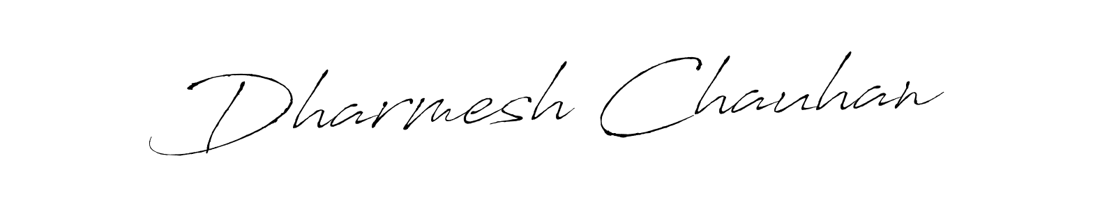 You should practise on your own different ways (Antro_Vectra) to write your name (Dharmesh Chauhan) in signature. don't let someone else do it for you. Dharmesh Chauhan signature style 6 images and pictures png