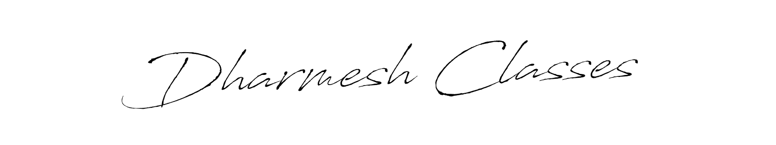 Similarly Antro_Vectra is the best handwritten signature design. Signature creator online .You can use it as an online autograph creator for name Dharmesh Classes. Dharmesh Classes signature style 6 images and pictures png