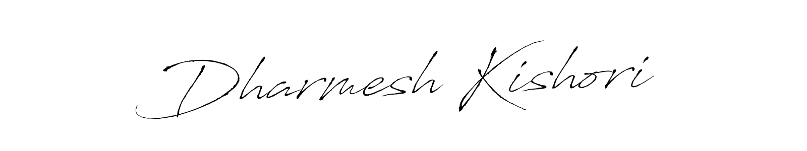 Similarly Antro_Vectra is the best handwritten signature design. Signature creator online .You can use it as an online autograph creator for name Dharmesh Kishori. Dharmesh Kishori signature style 6 images and pictures png