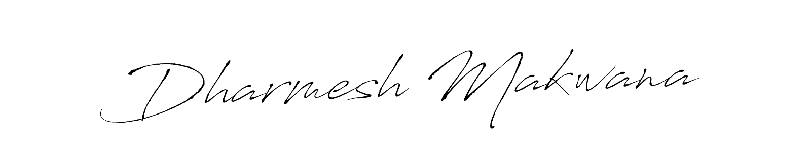 Also we have Dharmesh Makwana name is the best signature style. Create professional handwritten signature collection using Antro_Vectra autograph style. Dharmesh Makwana signature style 6 images and pictures png