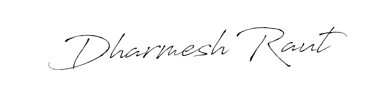 Also You can easily find your signature by using the search form. We will create Dharmesh Raut name handwritten signature images for you free of cost using Antro_Vectra sign style. Dharmesh Raut signature style 6 images and pictures png