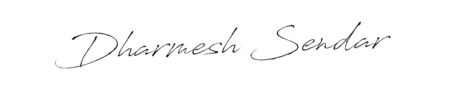 Create a beautiful signature design for name Dharmesh Sendar. With this signature (Antro_Vectra) fonts, you can make a handwritten signature for free. Dharmesh Sendar signature style 6 images and pictures png