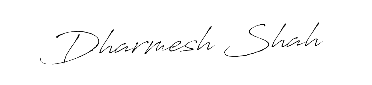 Also we have Dharmesh Shah name is the best signature style. Create professional handwritten signature collection using Antro_Vectra autograph style. Dharmesh Shah signature style 6 images and pictures png