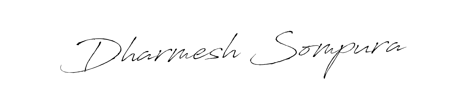 This is the best signature style for the Dharmesh Sompura name. Also you like these signature font (Antro_Vectra). Mix name signature. Dharmesh Sompura signature style 6 images and pictures png