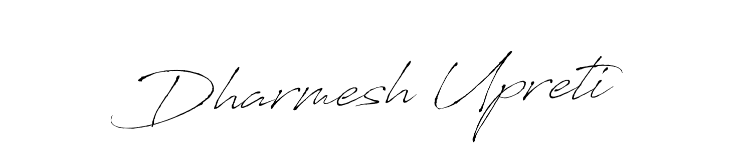 The best way (Antro_Vectra) to make a short signature is to pick only two or three words in your name. The name Dharmesh Upreti include a total of six letters. For converting this name. Dharmesh Upreti signature style 6 images and pictures png