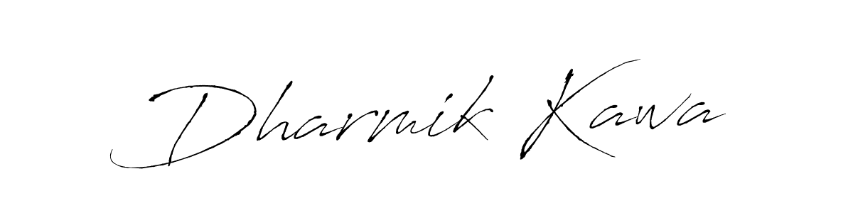 Also You can easily find your signature by using the search form. We will create Dharmik Kawa name handwritten signature images for you free of cost using Antro_Vectra sign style. Dharmik Kawa signature style 6 images and pictures png