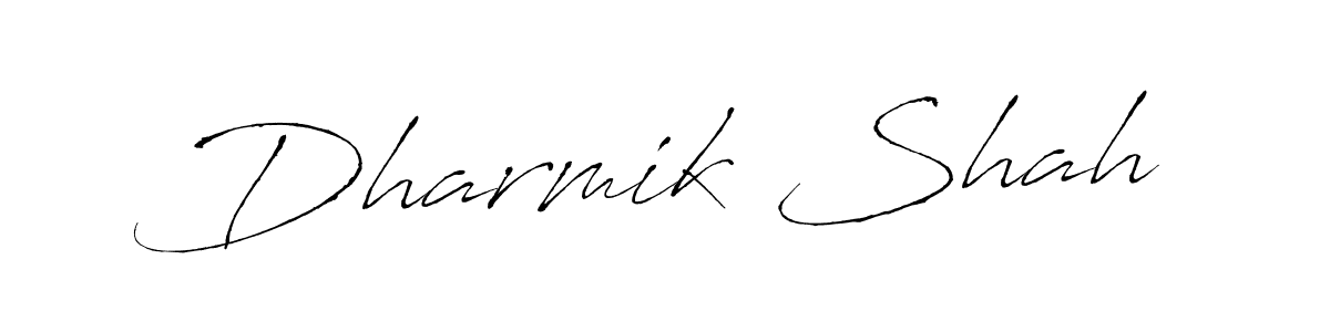 This is the best signature style for the Dharmik Shah name. Also you like these signature font (Antro_Vectra). Mix name signature. Dharmik Shah signature style 6 images and pictures png