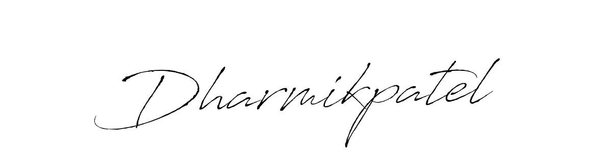 Create a beautiful signature design for name Dharmikpatel. With this signature (Antro_Vectra) fonts, you can make a handwritten signature for free. Dharmikpatel signature style 6 images and pictures png