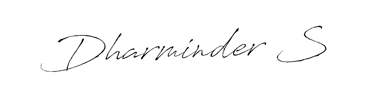 Similarly Antro_Vectra is the best handwritten signature design. Signature creator online .You can use it as an online autograph creator for name Dharminder S. Dharminder S signature style 6 images and pictures png