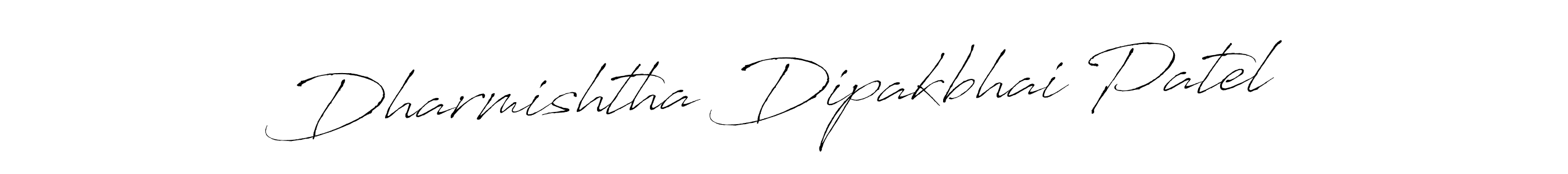 Dharmishtha Dipakbhai Patel stylish signature style. Best Handwritten Sign (Antro_Vectra) for my name. Handwritten Signature Collection Ideas for my name Dharmishtha Dipakbhai Patel. Dharmishtha Dipakbhai Patel signature style 6 images and pictures png