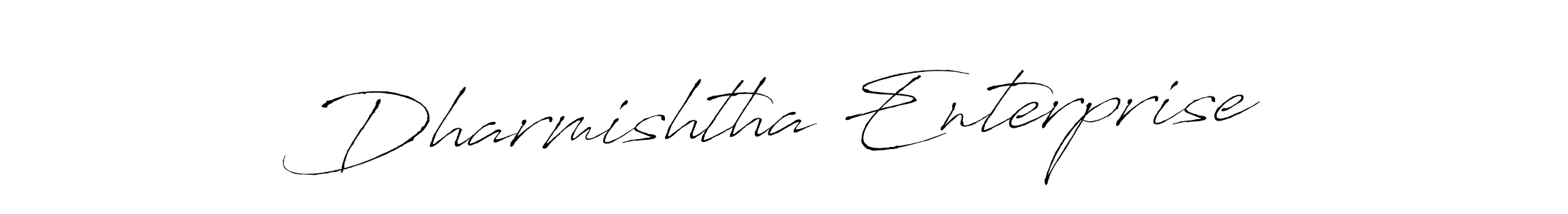 if you are searching for the best signature style for your name Dharmishtha Enterprise. so please give up your signature search. here we have designed multiple signature styles  using Antro_Vectra. Dharmishtha Enterprise signature style 6 images and pictures png