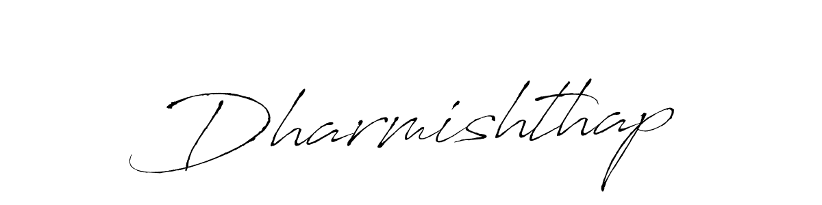 Design your own signature with our free online signature maker. With this signature software, you can create a handwritten (Antro_Vectra) signature for name Dharmishthap. Dharmishthap signature style 6 images and pictures png