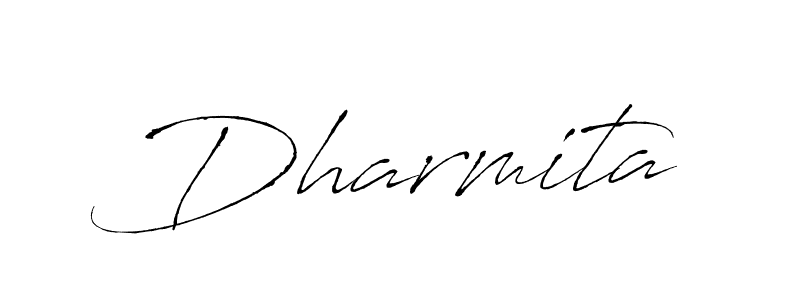 How to make Dharmita signature? Antro_Vectra is a professional autograph style. Create handwritten signature for Dharmita name. Dharmita signature style 6 images and pictures png