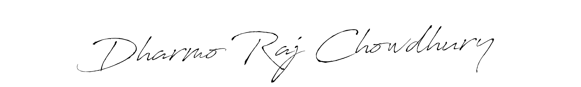 You should practise on your own different ways (Antro_Vectra) to write your name (Dharmo Raj Chowdhury) in signature. don't let someone else do it for you. Dharmo Raj Chowdhury signature style 6 images and pictures png