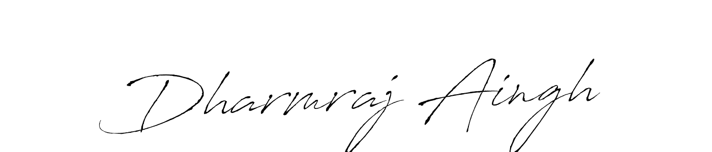 Design your own signature with our free online signature maker. With this signature software, you can create a handwritten (Antro_Vectra) signature for name Dharmraj Aingh. Dharmraj Aingh signature style 6 images and pictures png