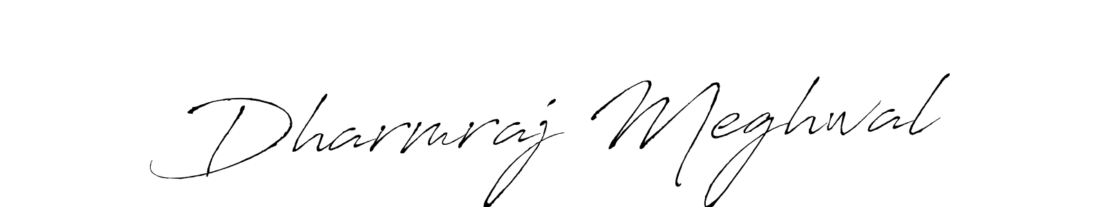 Antro_Vectra is a professional signature style that is perfect for those who want to add a touch of class to their signature. It is also a great choice for those who want to make their signature more unique. Get Dharmraj Meghwal name to fancy signature for free. Dharmraj Meghwal signature style 6 images and pictures png