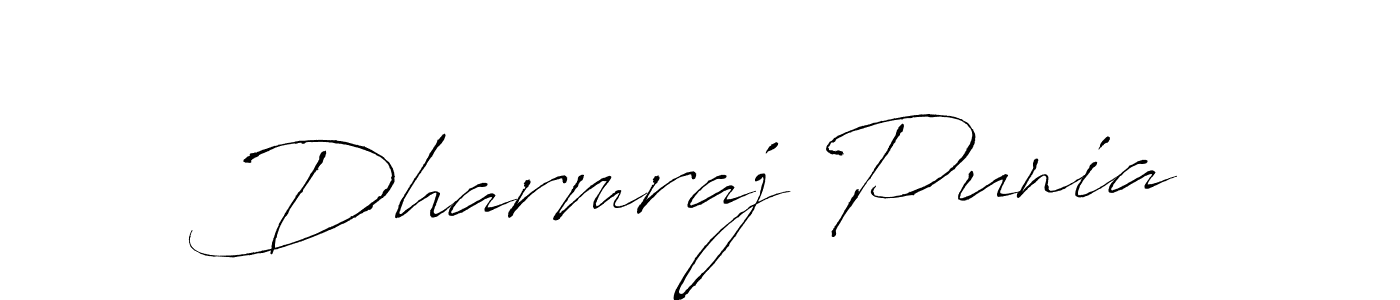 Design your own signature with our free online signature maker. With this signature software, you can create a handwritten (Antro_Vectra) signature for name Dharmraj Punia. Dharmraj Punia signature style 6 images and pictures png