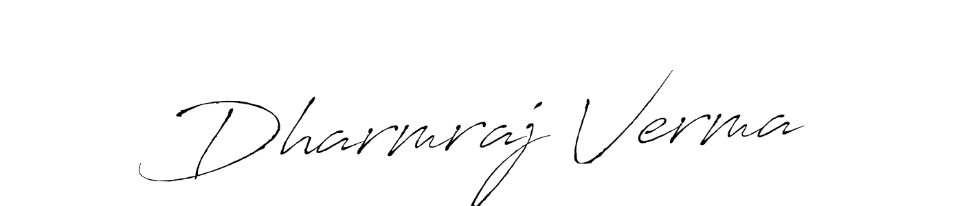 You should practise on your own different ways (Antro_Vectra) to write your name (Dharmraj Verma) in signature. don't let someone else do it for you. Dharmraj Verma signature style 6 images and pictures png