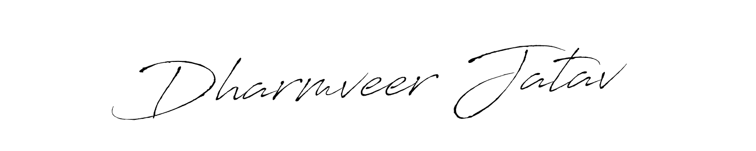 Create a beautiful signature design for name Dharmveer Jatav. With this signature (Antro_Vectra) fonts, you can make a handwritten signature for free. Dharmveer Jatav signature style 6 images and pictures png