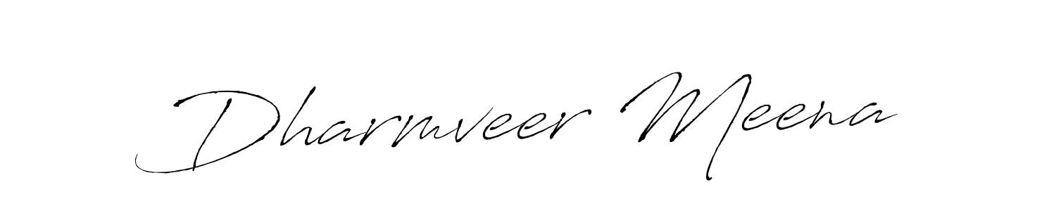 You should practise on your own different ways (Antro_Vectra) to write your name (Dharmveer Meena) in signature. don't let someone else do it for you. Dharmveer Meena signature style 6 images and pictures png
