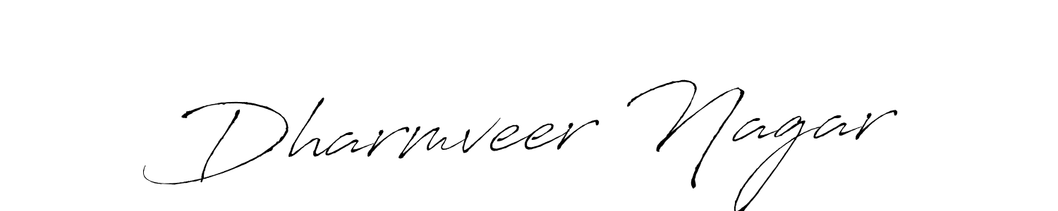 How to make Dharmveer Nagar signature? Antro_Vectra is a professional autograph style. Create handwritten signature for Dharmveer Nagar name. Dharmveer Nagar signature style 6 images and pictures png