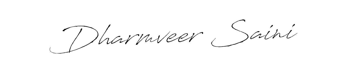 The best way (Antro_Vectra) to make a short signature is to pick only two or three words in your name. The name Dharmveer Saini include a total of six letters. For converting this name. Dharmveer Saini signature style 6 images and pictures png