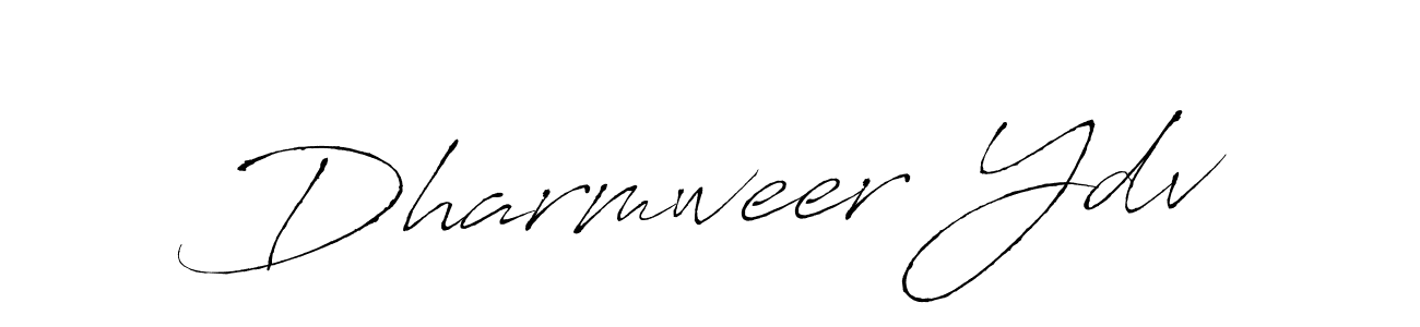 The best way (Antro_Vectra) to make a short signature is to pick only two or three words in your name. The name Dharmweer Ydv include a total of six letters. For converting this name. Dharmweer Ydv signature style 6 images and pictures png