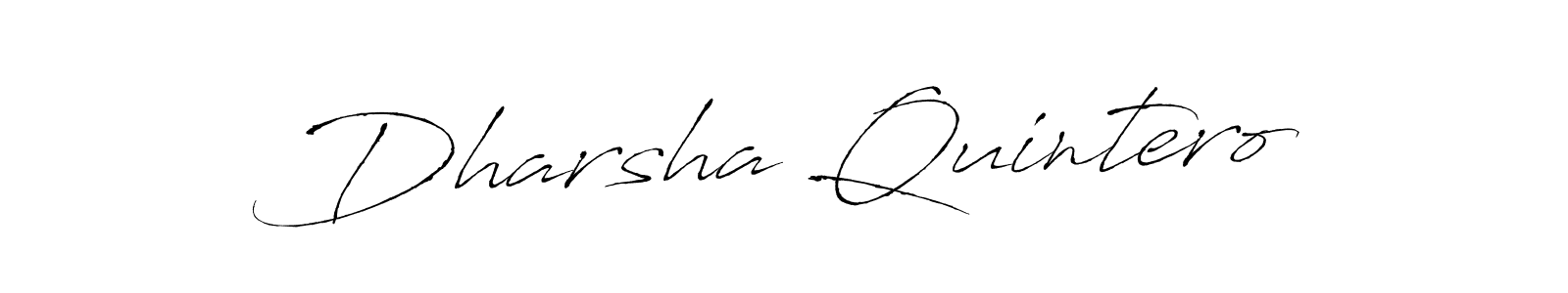 Antro_Vectra is a professional signature style that is perfect for those who want to add a touch of class to their signature. It is also a great choice for those who want to make their signature more unique. Get Dharsha Quintero name to fancy signature for free. Dharsha Quintero signature style 6 images and pictures png