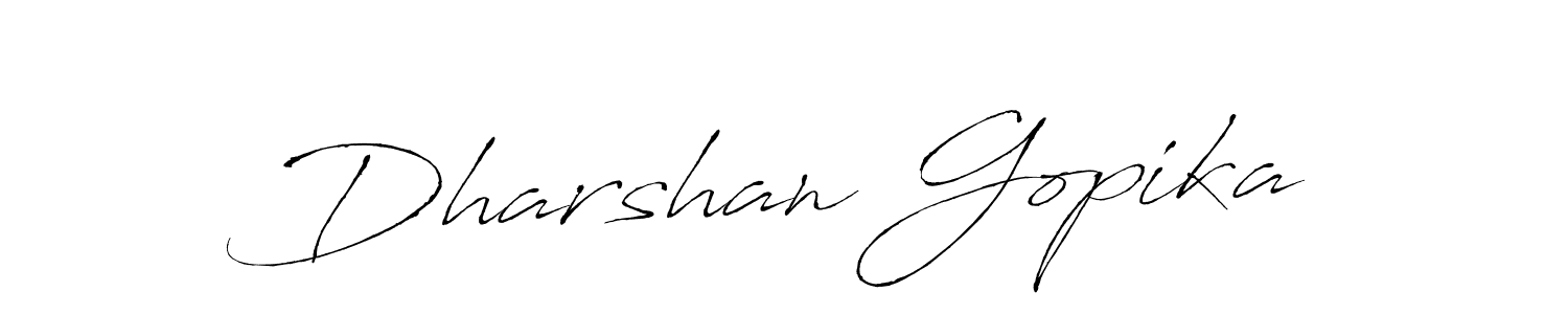 This is the best signature style for the Dharshan Gopika name. Also you like these signature font (Antro_Vectra). Mix name signature. Dharshan Gopika signature style 6 images and pictures png