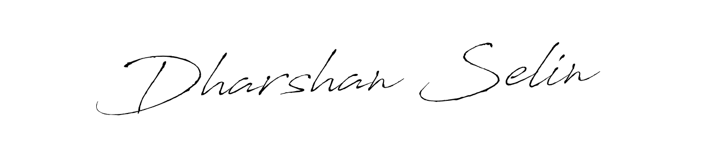 Best and Professional Signature Style for Dharshan Selin. Antro_Vectra Best Signature Style Collection. Dharshan Selin signature style 6 images and pictures png