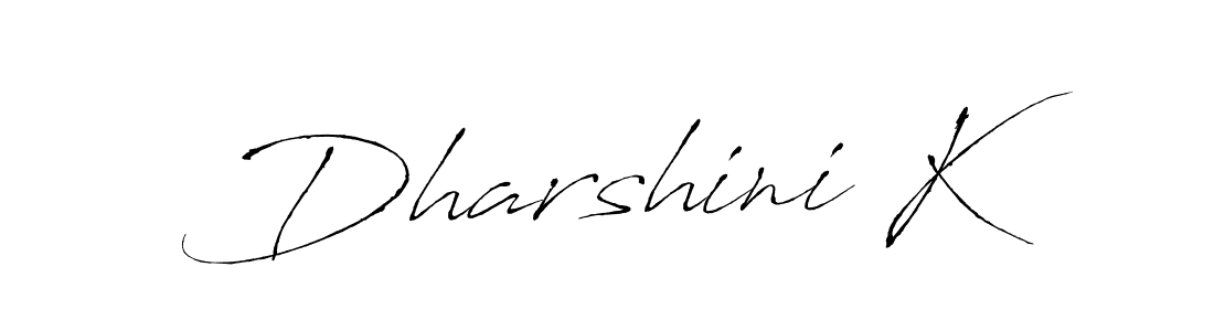 if you are searching for the best signature style for your name Dharshini K. so please give up your signature search. here we have designed multiple signature styles  using Antro_Vectra. Dharshini K signature style 6 images and pictures png