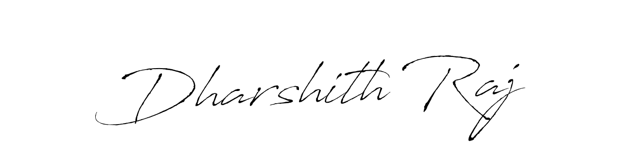 Make a beautiful signature design for name Dharshith Raj. With this signature (Antro_Vectra) style, you can create a handwritten signature for free. Dharshith Raj signature style 6 images and pictures png