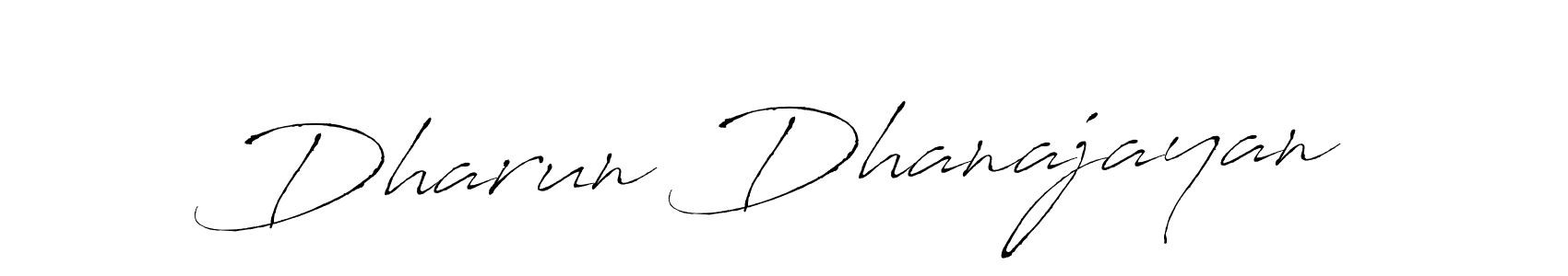 Design your own signature with our free online signature maker. With this signature software, you can create a handwritten (Antro_Vectra) signature for name Dharun Dhanajayan. Dharun Dhanajayan signature style 6 images and pictures png