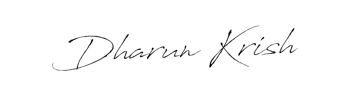Make a beautiful signature design for name Dharun Krish. Use this online signature maker to create a handwritten signature for free. Dharun Krish signature style 6 images and pictures png
