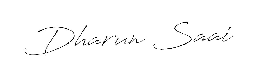 This is the best signature style for the Dharun Saai name. Also you like these signature font (Antro_Vectra). Mix name signature. Dharun Saai signature style 6 images and pictures png