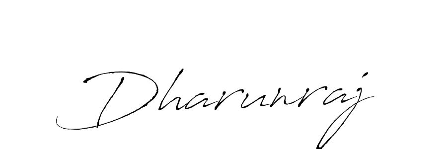 How to make Dharunraj signature? Antro_Vectra is a professional autograph style. Create handwritten signature for Dharunraj name. Dharunraj signature style 6 images and pictures png