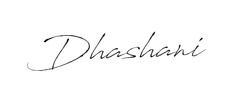 Design your own signature with our free online signature maker. With this signature software, you can create a handwritten (Antro_Vectra) signature for name Dhashani. Dhashani signature style 6 images and pictures png