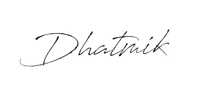 Antro_Vectra is a professional signature style that is perfect for those who want to add a touch of class to their signature. It is also a great choice for those who want to make their signature more unique. Get Dhatmik name to fancy signature for free. Dhatmik signature style 6 images and pictures png