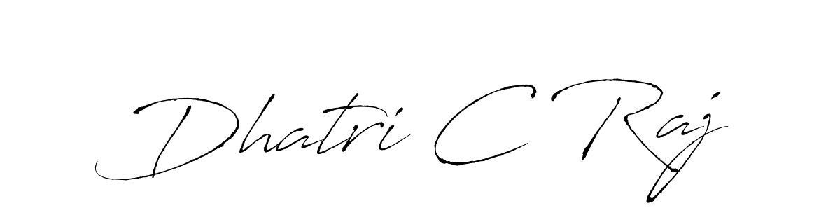 Use a signature maker to create a handwritten signature online. With this signature software, you can design (Antro_Vectra) your own signature for name Dhatri C Raj. Dhatri C Raj signature style 6 images and pictures png